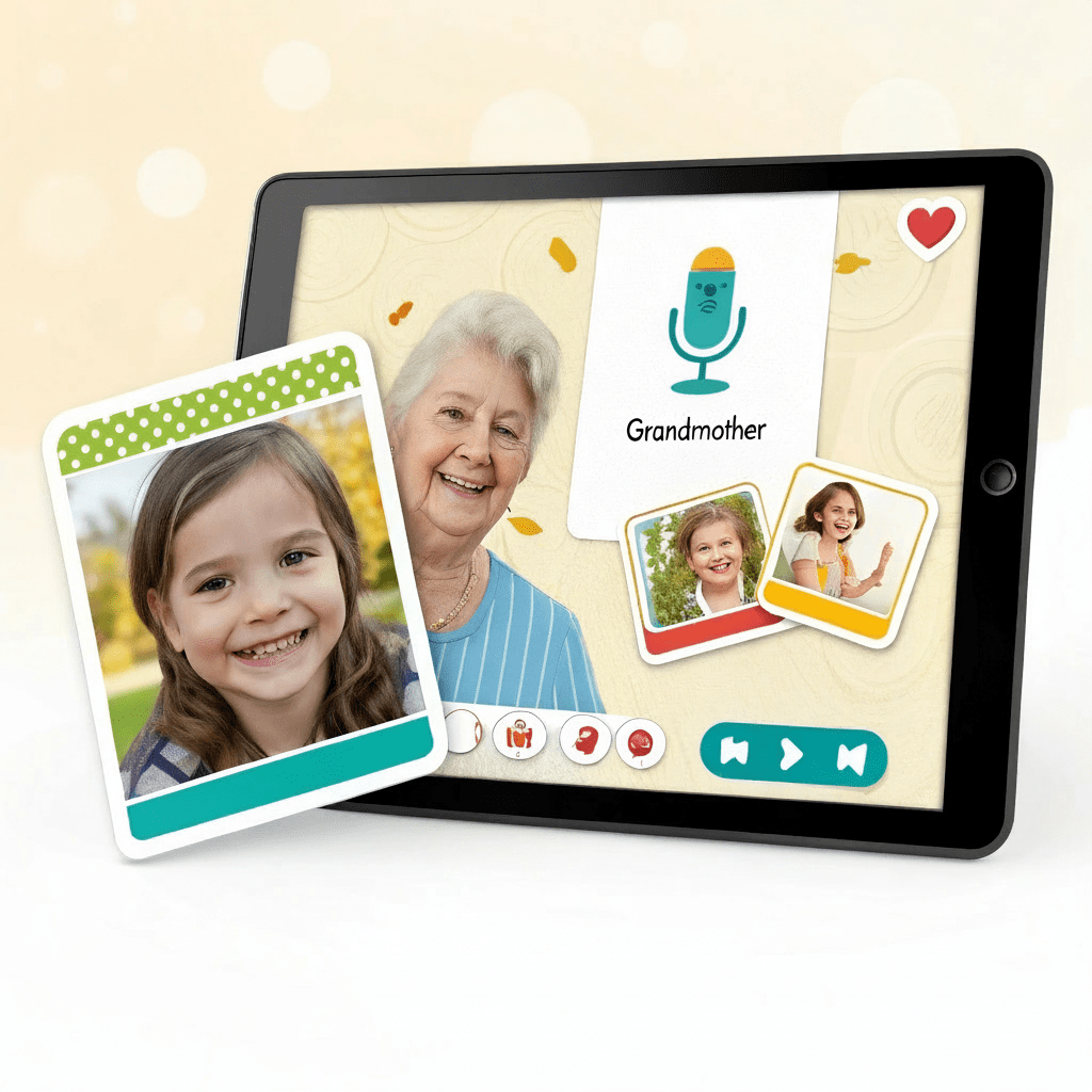 Montepop customization feature - add your own voice and family photos