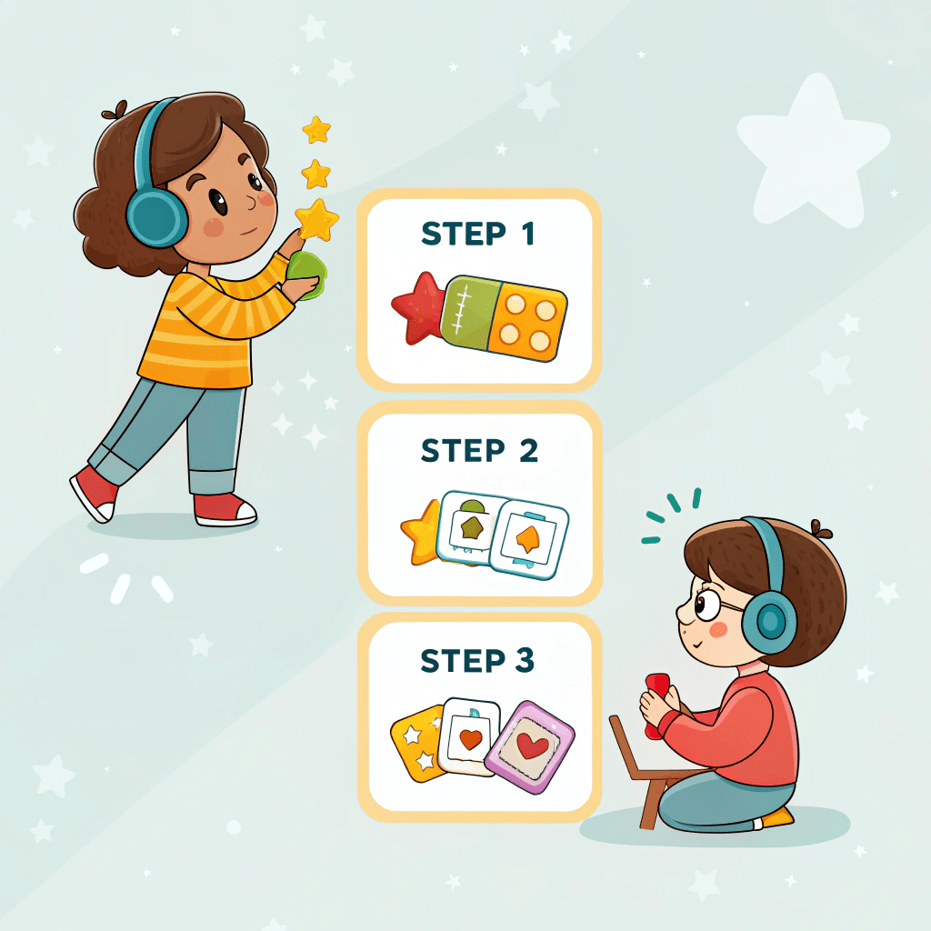 Screenshot of Montepop game interface showing the simple 3-step process